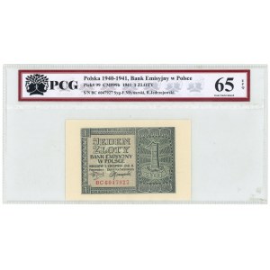 1 gold 1941 - BC series - PCG 65 EPQ