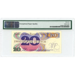 20 złotych 1982 - seria N - PMG 66 EPQ