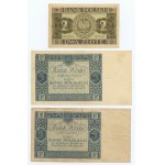 2-100 złotych 1930-1936 - zestaw 5 banknotów
