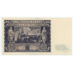 20 złotych 1936 - seria CK