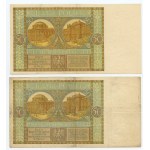 50, 500 złotych 1919-1929 - zestaw 3 banknotów