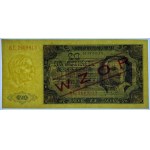 20 złotych 1948 - seria KE - WZÓR