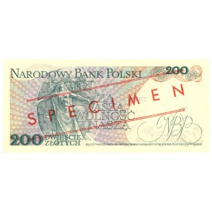 200 zloty 1976 - Series A 0000000 - MODEL No 1445*.