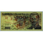 200 zloty 1976 - Series A 0000000 - MODEL No 1445*.