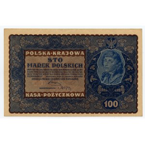 100 Polish marks 1919 - IH series N