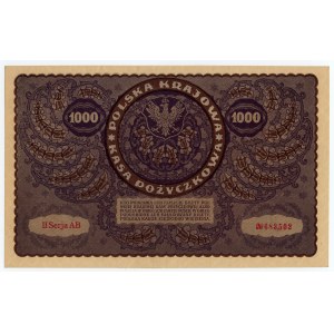 1.000 marek polskich 1919 - II Serja AB