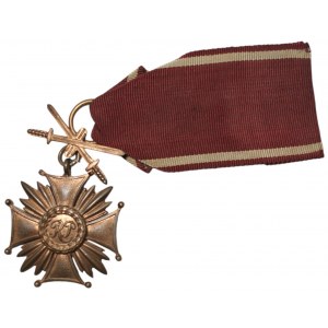 Brązowy Krzyż Zasługi z mieczami (1944-1952), numerowany 1577