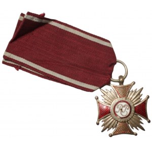 Srebrny Krzyż Zasługi, monogram RP
