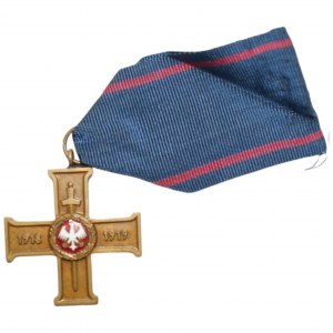 Wielkopolski Krzyż Powstańczy PRL ze wstążką 1918-1919