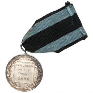 Srebrny medal Zasłużonym Na Polu Chwały 1944