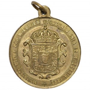 Medal, 200-lecie Odsieczy Wiedeńskiej - sygnowany Lauer