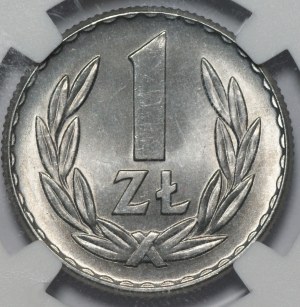 1 złoty 1965 NGC MS 65