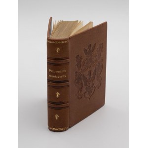 KOSIŃSKI Adam Amilkar - Przewodnik heraldyczny. Monografie kilkudziesięciu znakomitszych rodzin, spis rodzin senatorskich i tytuły honorowe posiadających [1877] [oprawa Jerzego Budnika]