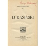 ASKENAZY Szymon - Łukasiński [wydanie pierwsze 1908] [oprawa Jerzego Budnika]