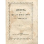 NIEMCEWICZ Julian Ursyn - Śpiewy historyczne [1876] [il. Juliusz Kossak i Henryk Pillati]
