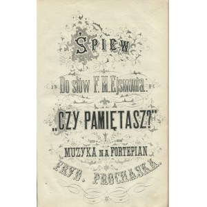 EJSMONT Franciszek Marian - Co Bóg dał [Kijów 1872]
