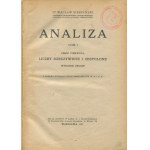 SIERPIŃSKI Wacław - Analiza. Liczby rzeczywiste i zespolone [1923-1925]