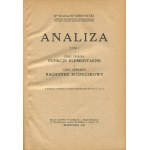 SIERPIŃSKI Wacław - Analiza. Liczby rzeczywiste i zespolone [1923-1925]