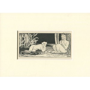 [grafika] LILIEN Maurycy - Bez tytułu II [1902]
