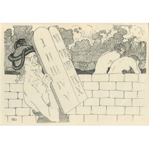 [grafika] OKUŃ Edward - Bez tytułu [1902]