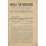 Opieka nad dzieckiem. Czasopismo poświęcone ochronie macierzyństwa, opiece nad dziećmi i młodzieżą. Numer 2 z marca-kwietnia 1923 roku [Janusz Korczak]