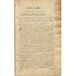 Rękopiśmienne notatki studenta medycyny na Uniwersytecie Wileńskim [1831]