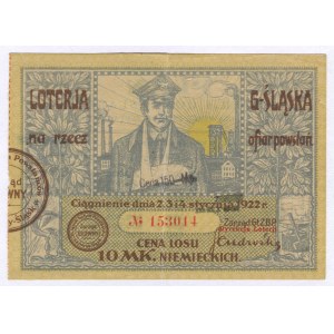 Los na Loterię Górnośląską na rzecz ofiar powstań [1922]