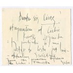 List Eugeniusza Get-Stankiewicz do Macieja Putowskiego [grudzień 1965]