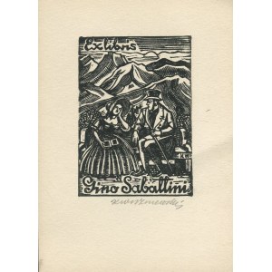 [ekslibris] WISZNIEWSKI Kazimierz - Ex libris Gino Sabattini