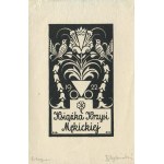 [ekslibris] MĘKICKI Rudolf - Ex libris. Książka Krzysi Mękickiej