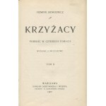 SIENKIEWICZ Henryk - Krzyżacy. Powieść w czterech tomach [wydanie pierwsze 1900]