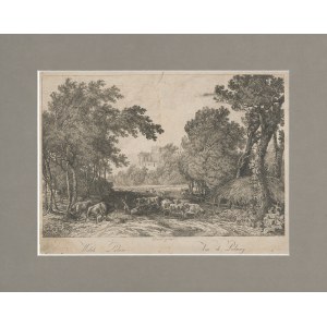 [akwaforta] VOGEL Zygmunt - Widok Puław [ok. 1806]