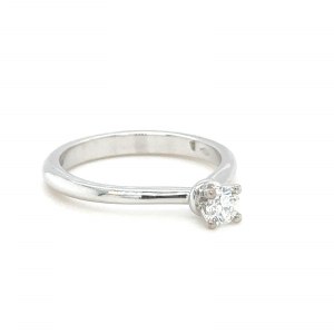 RING IN 18K WHITE GOLD 3.41 GR WITH SOLITAIRE DIAMOND - JG4041695