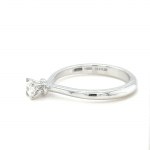 RING IN 18K WHITE GOLD 3.41 GR WITH SOLITAIRE DIAMOND - JG4041695