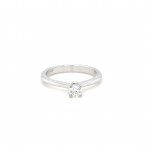 RING IN 18K WHITE GOLD 3.41 GR WITH SOLITAIRE DIAMOND - JG4041695