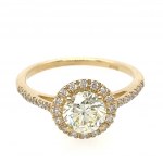 RING IN WHITE GOLD WITH 1 CARAT BRILLIANT DIAMOND - RNG10611