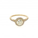RING IN WHITE GOLD WITH 1 CARAT BRILLIANT DIAMOND - RNG10611