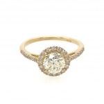 RING IN WHITE GOLD WITH 1 CARAT BRILLIANT DIAMOND - RNG10611
