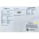 RING IN WHITE GOLD WITH 1 CARAT BRILLIANT DIAMOND - RNG10611
