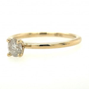 14K YELLOW GOLD RING WITH DIAMONDS - RNG21003