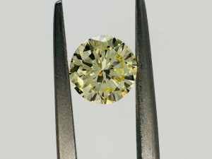 DIAMOND 0.79 CT - FANCY YELLOW - VS1 - LASER ENGRAVED - C30403-6-LC