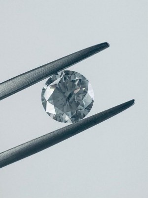 DIAMOND 1.59 CT - FANCY GRAY - I1 - LASER ENGRAVED - C30616-14-LC