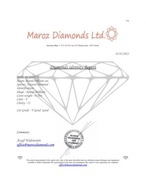DIAMOND 0.7 CT F - CLARITY I2 - C30102-8