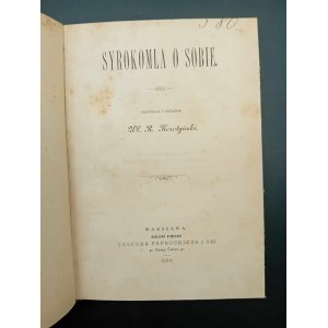 Syrokomla o sobie Rok 1896