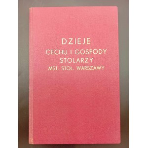 Franciszek Reinstein História 225 rokov Kongregácie tesárskych majstrov (...) z Varšavy Rok 1925 Varsaviana