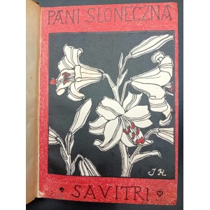 Anna Zahorska Savitri Pani Słoneczna Dramat Rok 1912