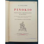 Carlo Collodi Pinokio Przygody drewnianej kukiełki Ilustracje J.M. Szancer 1950