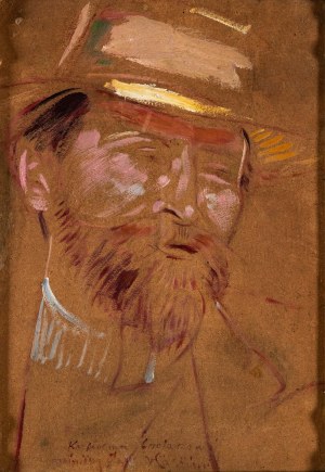 Wlastimil HOFMAN (1881 Prague - 1970 Szklarska Poręba), Tête d'homme
