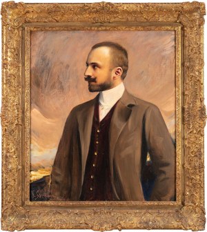 Bolesław SZAŃKOWSKI (1873 Warszawa - 1953 Tegernsee, Niemcy), Portret mężczyzny