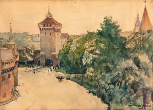 Władysław JAROCKI (1879 Podhajczyki - 1965 Kraków), Barbakan, 1926